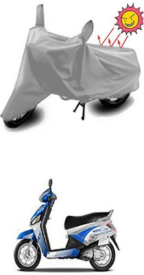Gromaa Two Wheeler Cover for Mahindra(Silver)