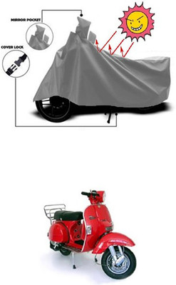Gromaa Two Wheeler Cover for LML(Grey)