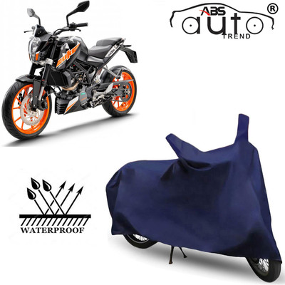 ABS AUTO TREND Waterproof Two Wheeler Cover for KTM(Duke 200, Blue)