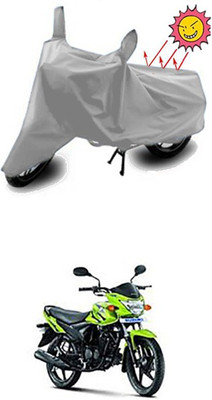 Wild Panther Two Wheeler Cover for Suzuki(Hayate, Silver)