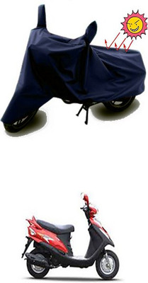 Gromaa Two Wheeler Cover for Mahindra(Blue)