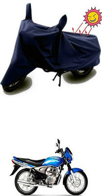Gromaa Two Wheeler Cover for Bajaj(Blue)