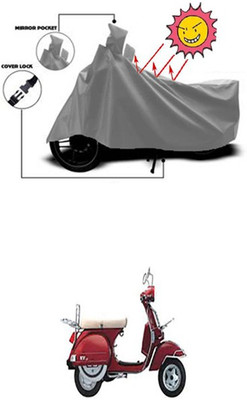Gromaa Two Wheeler Cover for LML(Grey)