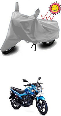 Gromaa Two Wheeler Cover for TVS(Silver)