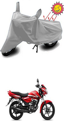 Wild Panther Two Wheeler Cover for TVS(Pheonix, Silver)