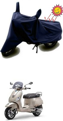 Gromaa Two Wheeler Cover for Piaggio(Blue)