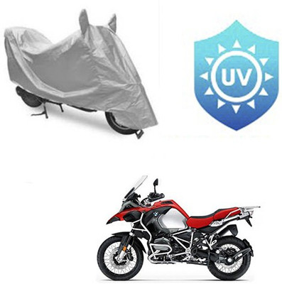 saanvi Waterproof Two Wheeler Cover for BMW(R 1200 GS, Silver)