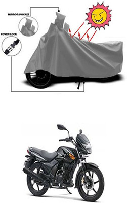 Gromaa Two Wheeler Cover for TVS(Grey)