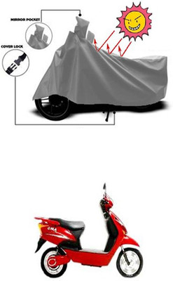 Gromaa Two Wheeler Cover for Lohia(Grey)