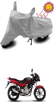 Gromaa Two Wheeler Cover for Bajaj(RC 200, Silver)