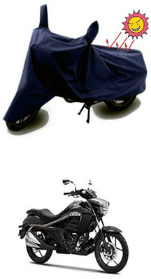 Gromaa Two Wheeler Cover for Suzuki(Blue)