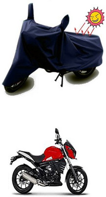 Gromaa Two Wheeler Cover for Mahindra(Blue)