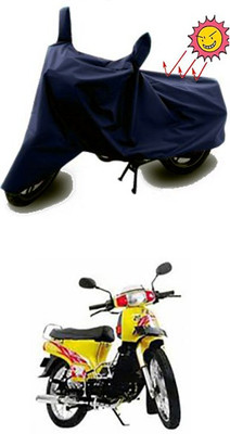 Gromaa Two Wheeler Cover for Kinetic(Blue)