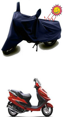 Gromaa Two Wheeler Cover for Kinetic(Blue)
