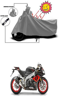 Gromaa Two Wheeler Cover for Aprilia(Grey)