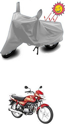 Wild Panther Two Wheeler Cover for Hero(HF, Silver)