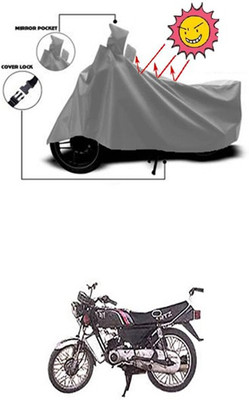 Gromaa Two Wheeler Cover for Bajaj(Grey)