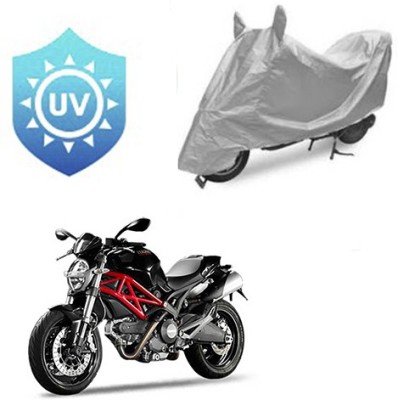 RPSENTTERPR Waterproof Two Wheeler Cover for Ducati(Monster 796 S2R, Silver)