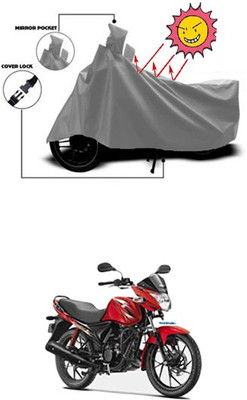 Gromaa Two Wheeler Cover for Suzuki(Grey)