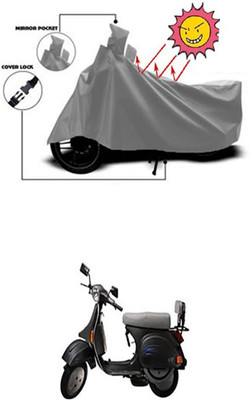 Gromaa Two Wheeler Cover for LML(Grey)
