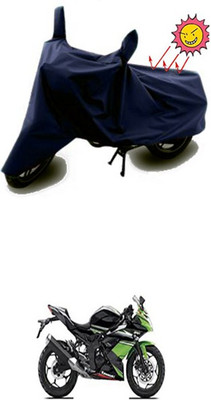 Gromaa Two Wheeler Cover for Kawasaki(Blue)