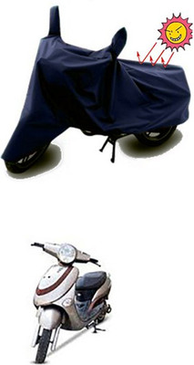Gromaa Two Wheeler Cover for Hero(Blue)
