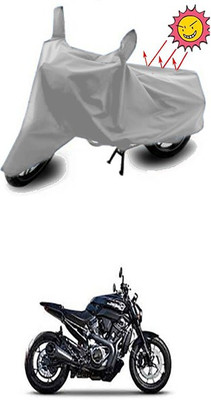 Gromaa Two Wheeler Cover for Universal For Bike(Silver)