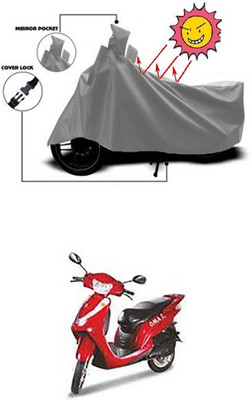 Gromaa Two Wheeler Cover for Lohia(Oma Star, Grey)