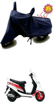 Gromaa Two Wheeler Cover for Mahindra(Blue)