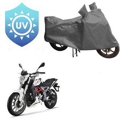 RPSENTTERPR Waterproof Two Wheeler Cover for DSK Benelli(TNT 25, Grey)