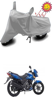 Gromaa Two Wheeler Cover for TVS(Flame SR125, Silver)