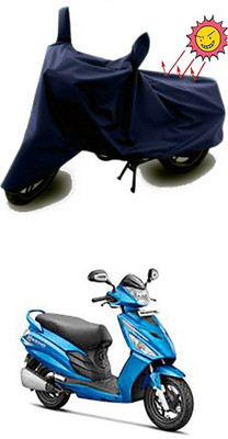 Gromaa Two Wheeler Cover for Hero(Maestro Edge, Blue)