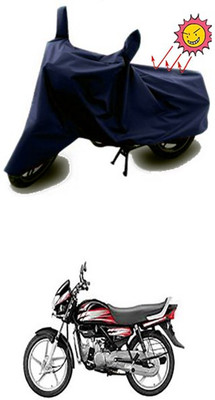 Gromaa Two Wheeler Cover for Hero(Blue)
