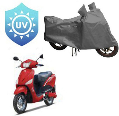RPSENTTERPR Waterproof Two Wheeler Cover for Hero(E Scoot, Grey)