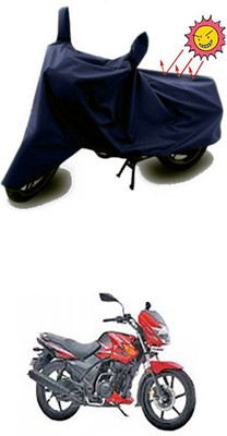 Gromaa Two Wheeler Cover for TVS(Flame DS 125, Blue)