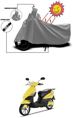 Gromaa Two Wheeler Cover for Lohia(Grey)