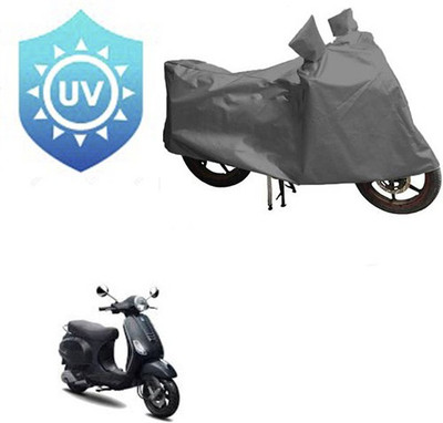 RPSENTTERPR Waterproof Two Wheeler Cover for Piaggio(Vespa LX, Grey)