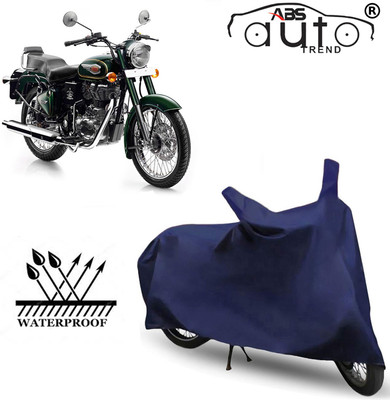 Autoinnovation Waterproof Two Wheeler Cover for Royal Enfield(Bullet 500, Blue)
