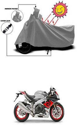 Gromaa Two Wheeler Cover for Aprilia(Grey)