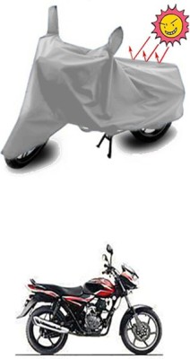 Wild Panther Two Wheeler Cover for Bajaj(Silver)