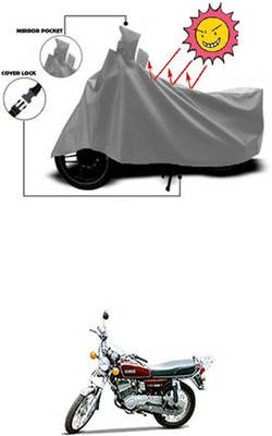Gromaa Two Wheeler Cover for Yamaha(RX 100, Grey)