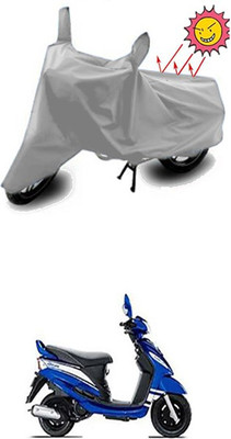 Gromaa Two Wheeler Cover for Mahindra(Rodeo RZ, Silver)