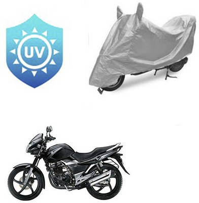RPSENTTERPR Waterproof Two Wheeler Cover for Suzuki(GS, Silver)