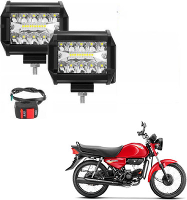 RWT 54W 18 LED Fog Lamp With On-Off Switch - 038 Fog Lamp Motorbike LED for Hero (12 V, 54 W)(CD Dawn, Pack of 2)