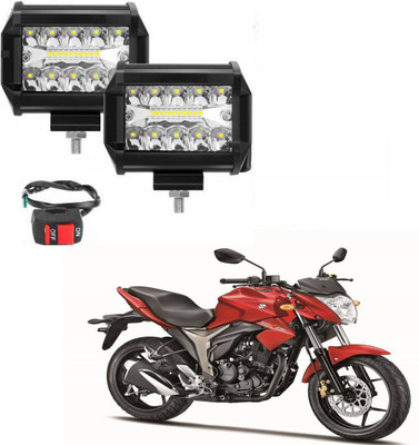 RWT 54W 18 LED Fog Lamp With On-Off Switch - 089 Fog Lamp Motorbike LED for Suzuki (12 V, 54 W)(Gixxer, Pack of 2)