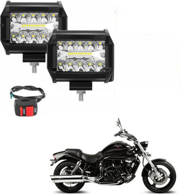 RWT 54W 18 LED Fog Lamp With On-Off Switch - 082 Fog Lamp Motorbike LED for Hyosung (12 V, 54 W)(Aquila Pro 650, Pack of 2)