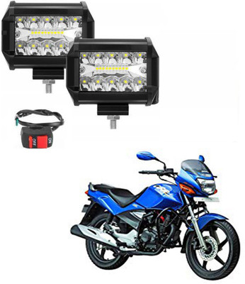 BRPEARl 54W 18 LED Fog Lamp With On-Off Switch - 237 Fog Lamp Motorbike LED for Hero (12 V, 54 W)(CT 100, Pack of 2)