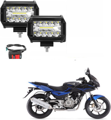RWT 54W 18 LED Fog Lamp With On-Off Switch - 031 Fog Lamp Motorbike LED for Bajaj (12 V, 54 W)(Pulsar 220 DTS-i, Pack of 2)