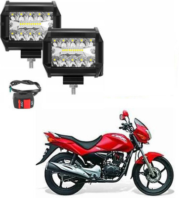 RWT 54W 18 LED Fog Lamp With On-Off Switch - 035 Fog Lamp Motorbike LED (12 V, 54 W)(Universal For Bike, Pack of 2)