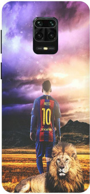 Bluvver Back Cover for Redmi Note 9 Pro/M2003J6A1I Printed Lione Messi Back Cover(Multicolor, Waterproof, Pack of: 1)